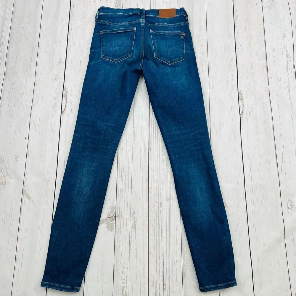 Madewell 8” Skinny Factory Faded Jeans Size 26T